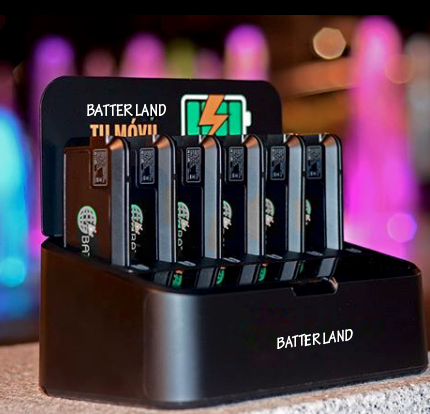 BatterLand 6 PACK - charging station